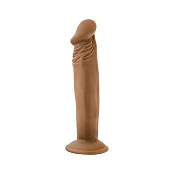 Dr. Small - Realistische dildo met zuignap - 16,5 cm (Bruin)